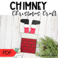 Paper Plate Santa Chimney