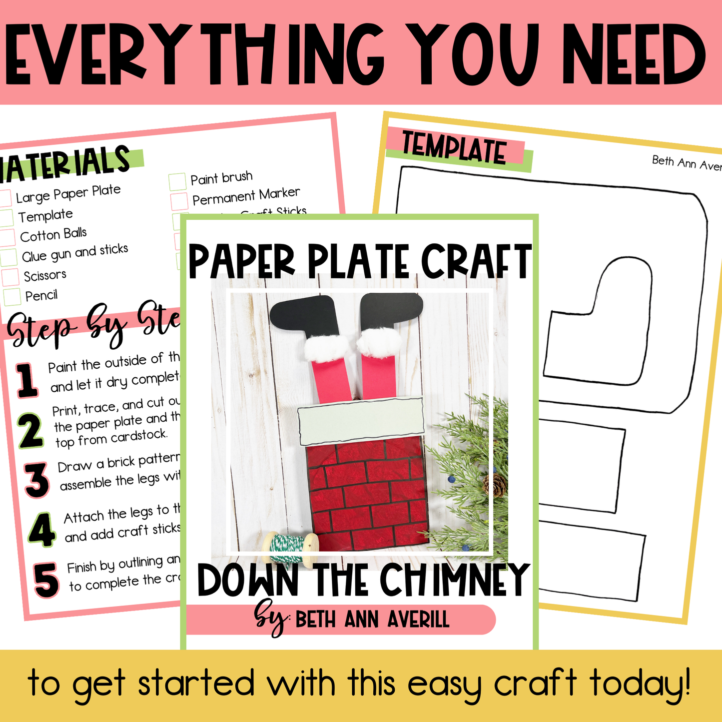 Christmas Paper Plate Craft Mega Bundle