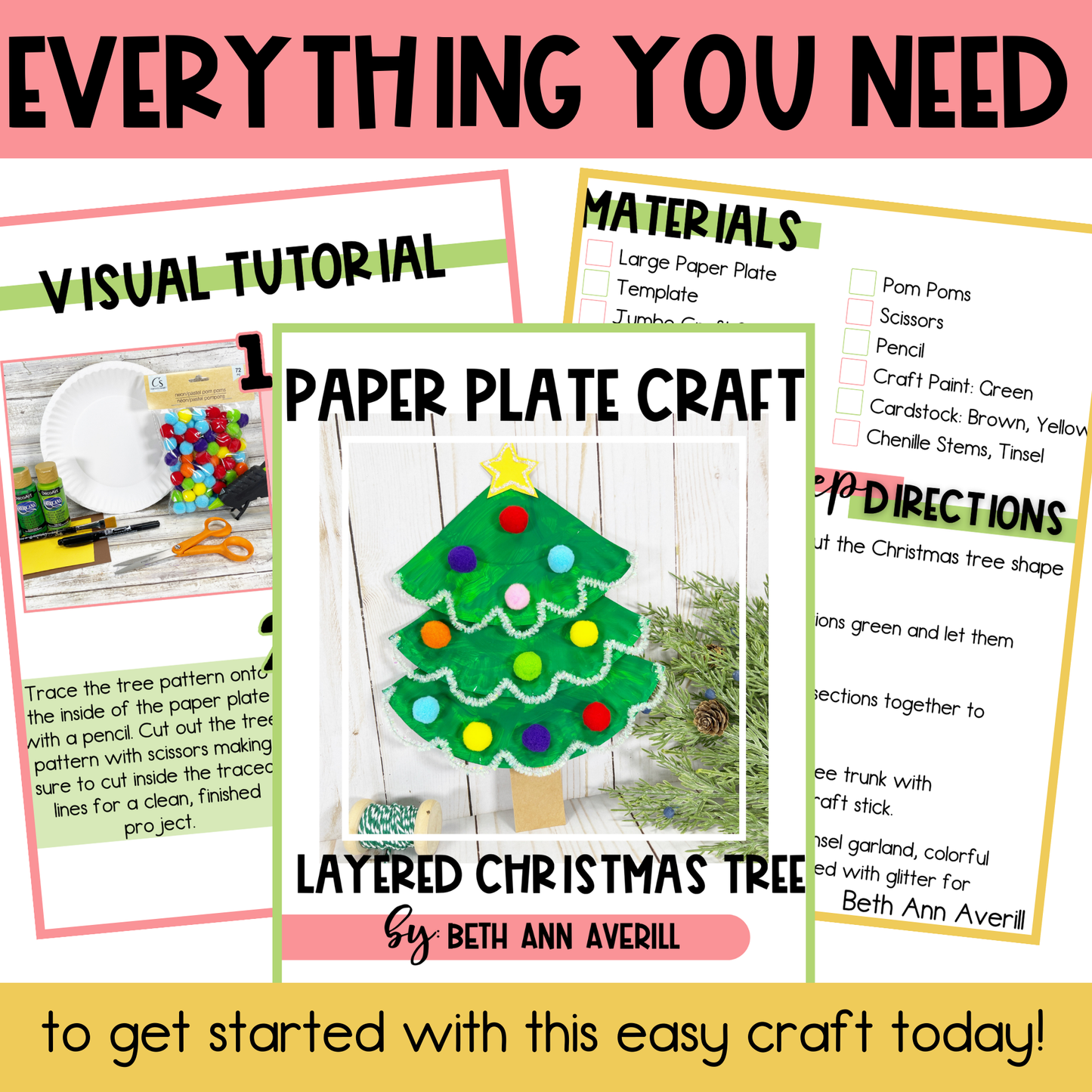 Christmas Paper Plate Craft Mega Bundle
