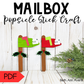 Christmas Mailbox Popsicle Stick Craft