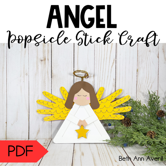 Angel Popsicle Stick Craft