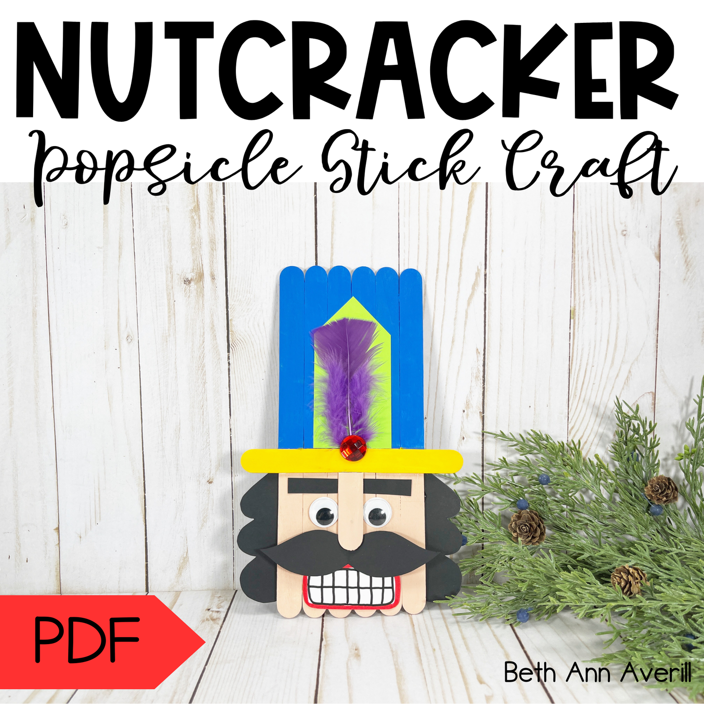 Nutcracker Popsicle Stick Craft