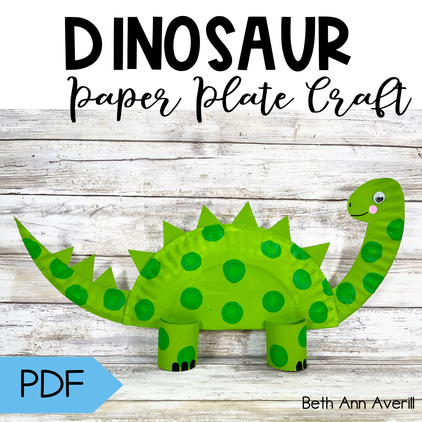 Dinosaur Paper Plate Craft