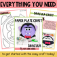 Dracula Paper Plate Craft - Halloween Craft