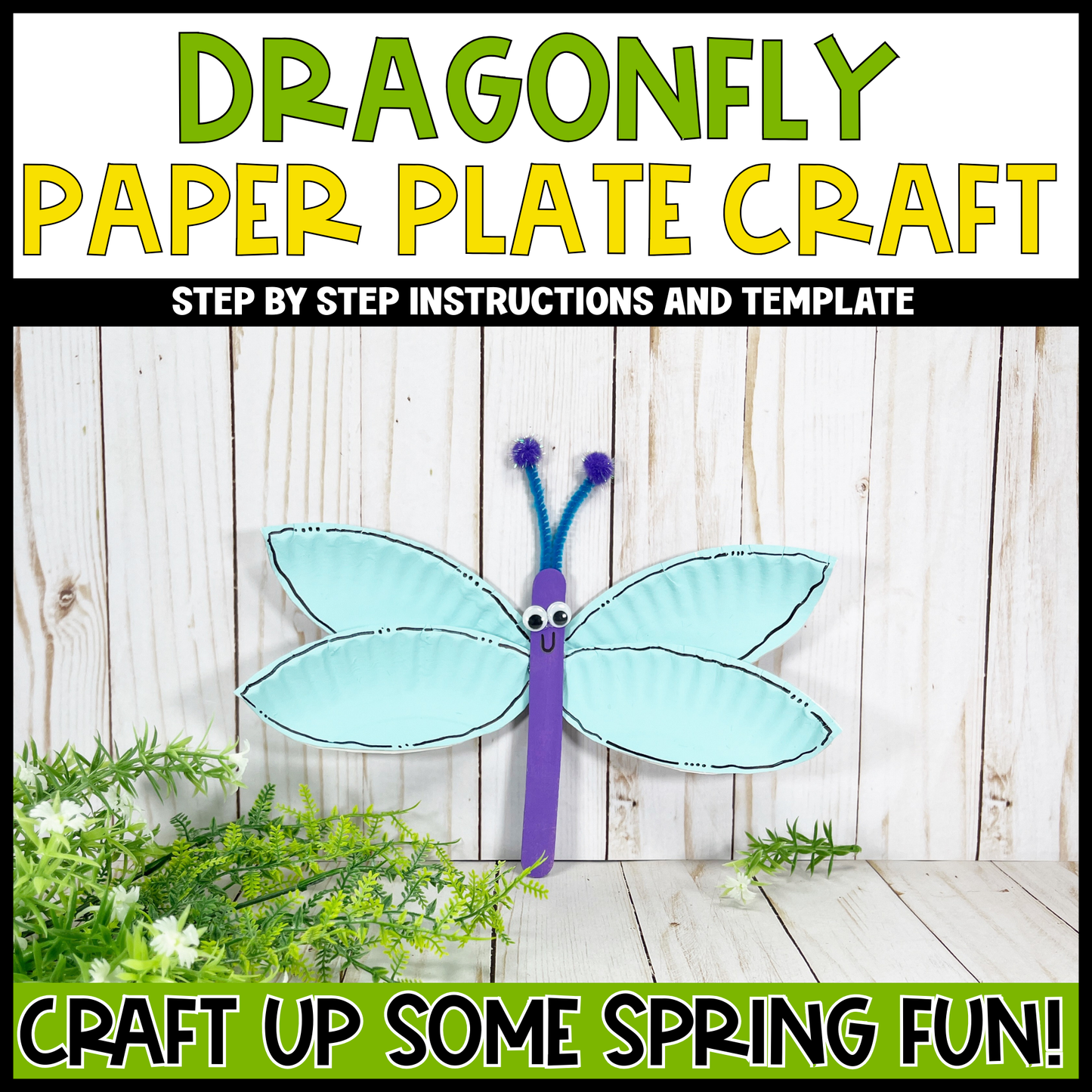 Spring & Garden Paper Plate Craft Bundle