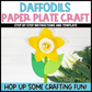 Daffodils Paper Plate Easter Craft