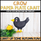 Paper Plate Crow