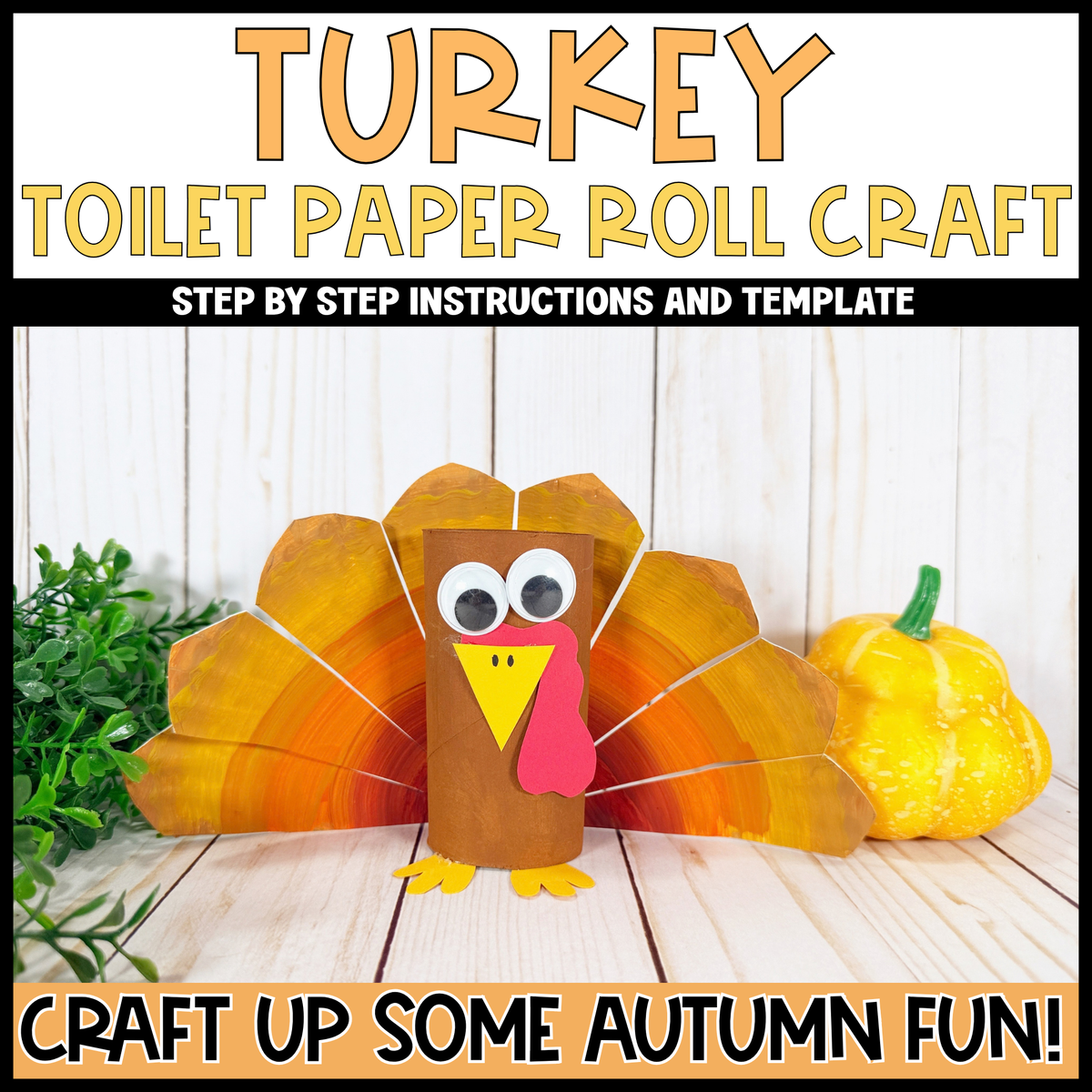 Paper Plate TP Tube Turkey