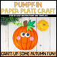 Paper Plate Pumpkin