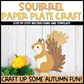 Paper Plate Squirrel
