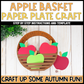 Paper Plate Apple Basket