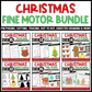 Christmas Fine Motor Bundle Pin Poke Directed Drawing Tracing Matching December