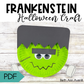 Frankenstein Paper Plate Craft - Halloween Craft
