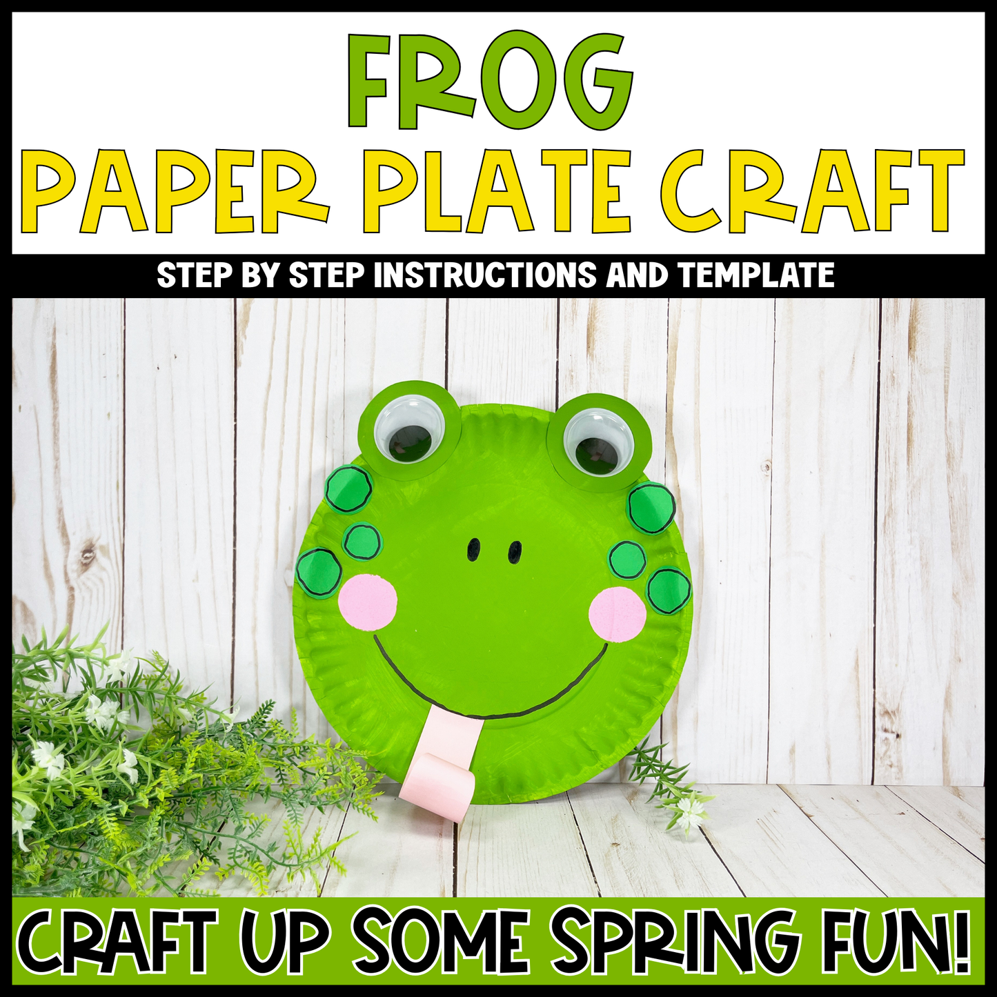 Spring & Garden Paper Plate Craft Bundle