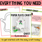 Ghost Paper Plate Craft - Halloween Craft
