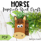 Horse Popsicle Stick Craft