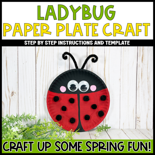 Ladybug Paper Plate Craft