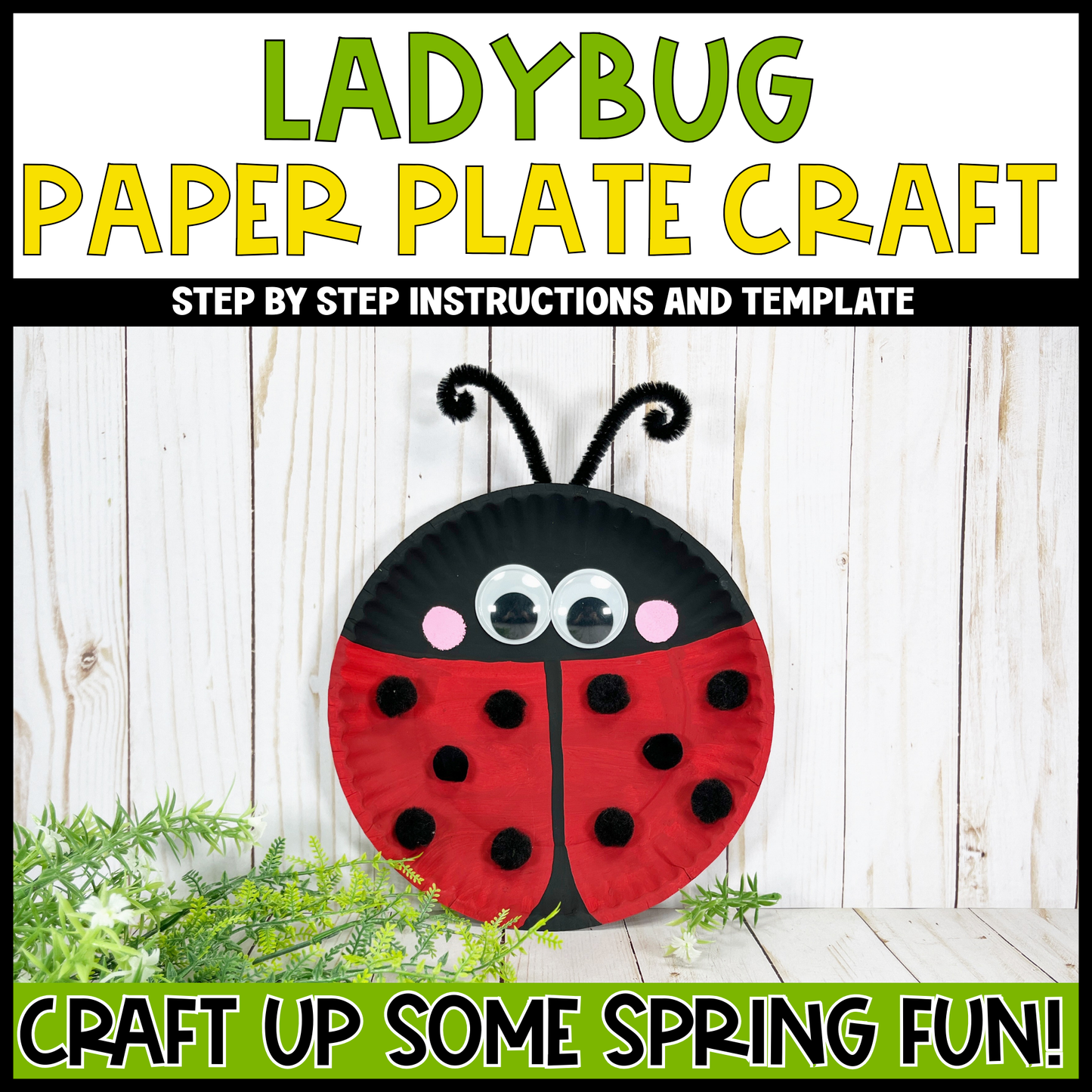 Spring & Garden Paper Plate Craft Bundle
