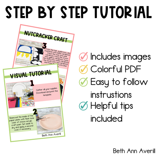 Nutcracker Paper Plate Craft