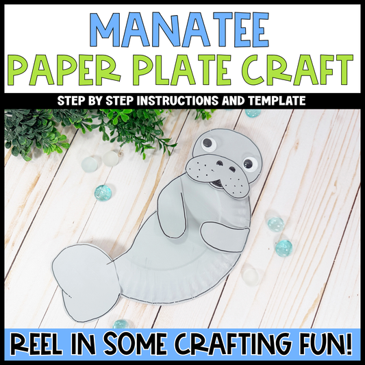 Paper Plate Manatee
