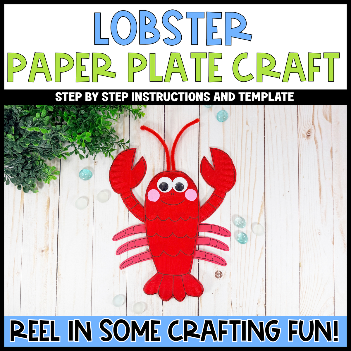 Ocean Paper Plate Craft Bundle