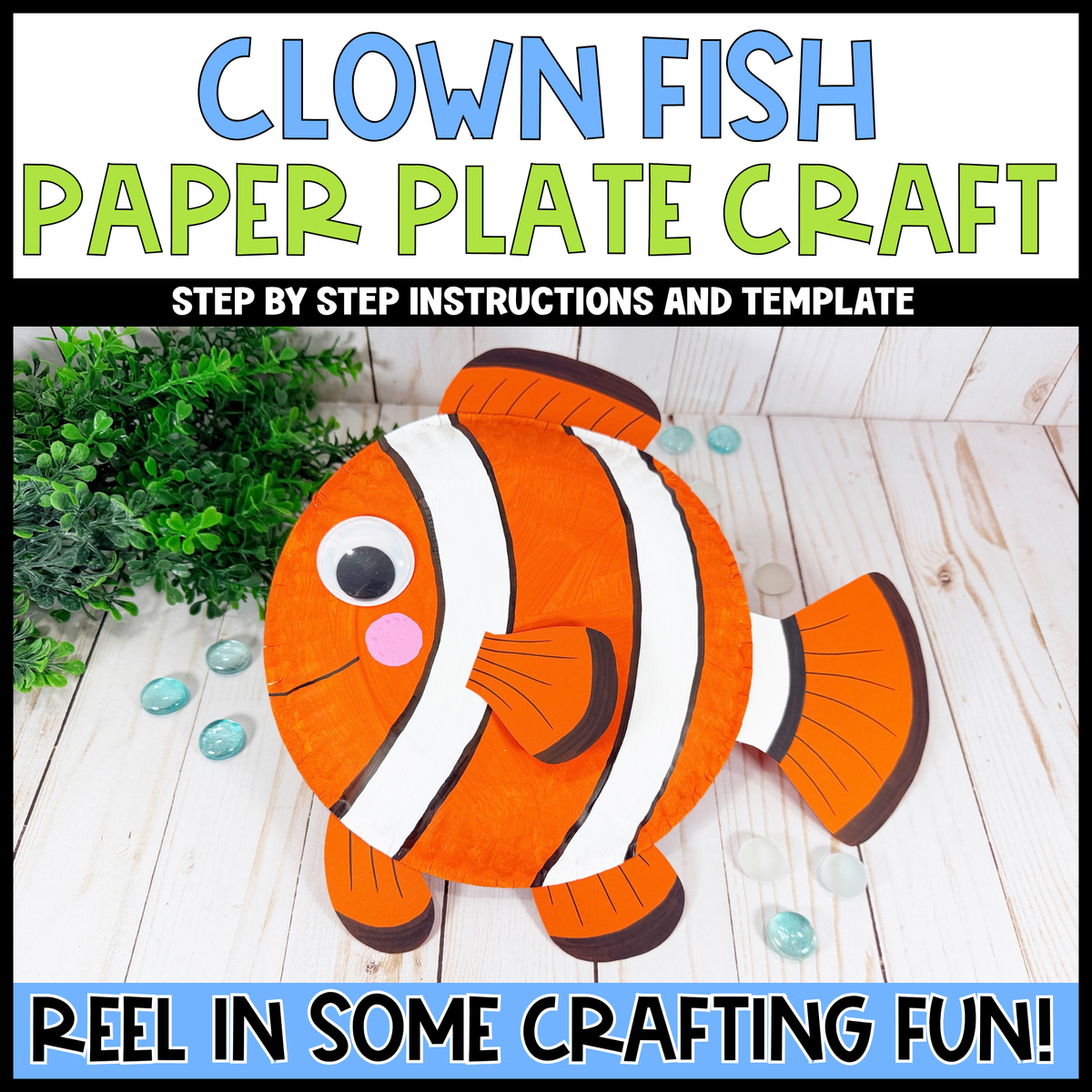 Ocean Paper Plate Craft Bundle