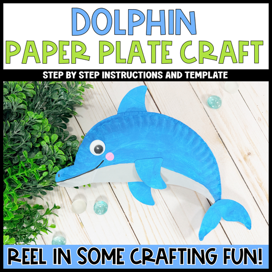 Paper Plate Dolphin