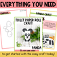 Panda Toilet Paper Roll Craft