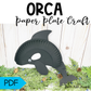 Orca Paper Plate Craft