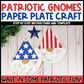 Patriotic Paper Plate Craft Bundle | Memorial Day Craft