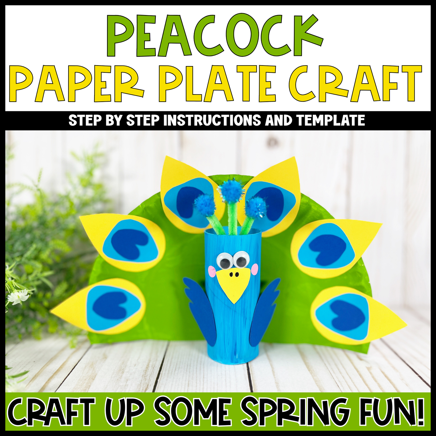 Spring & Garden Paper Plate Craft Bundle