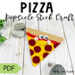 Pizza Popsicle Stick Craft