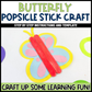 Butterfly Popsicle Stick Craft | Craft Stick Activity | Easy Classroom Craft