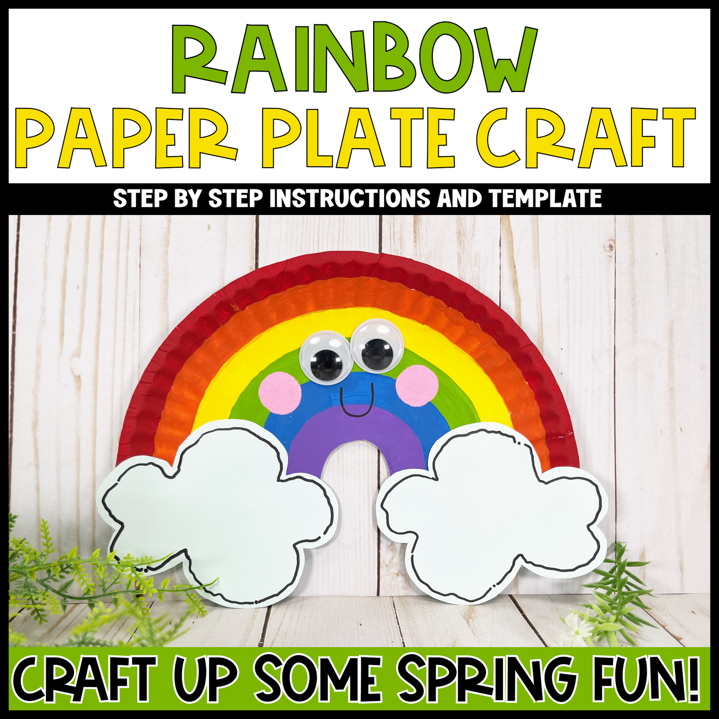 Spring & Garden Paper Plate Craft Bundle