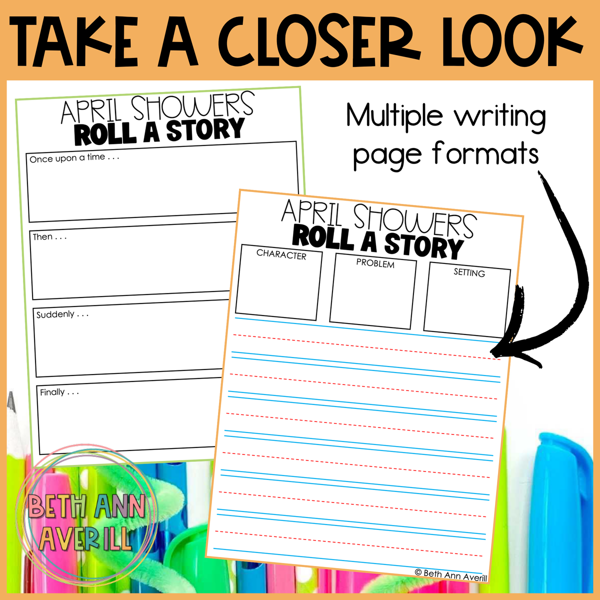 April Showers Roll a Story