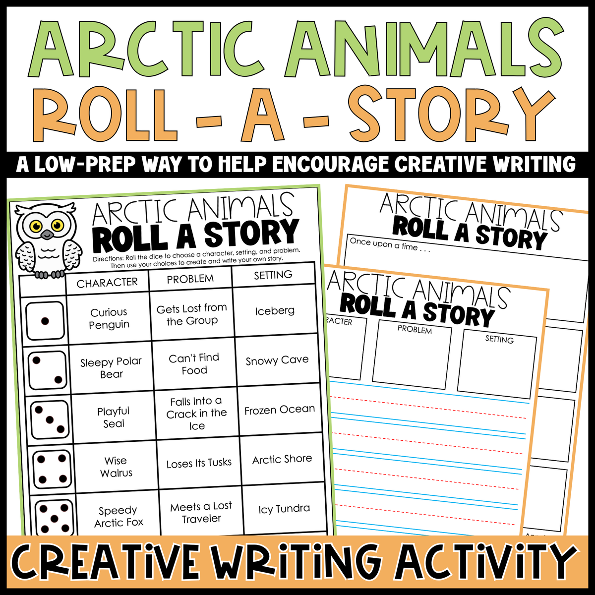 Arctic Animal Roll a Story