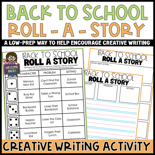Back to School Roll a Story