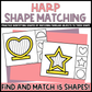 Harp Shape Matching Clip Cards