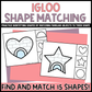 Igloo Shape Matching Clip Cards