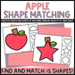Apple Shape Matching Clip Cards