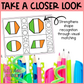 Irish Flag Shape Matching Clip Cards
