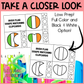 Irish Flag Shape Matching Clip Cards