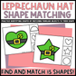 Leprechaun Hat Shape Matching Clip Cards