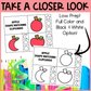 Apple Shape Matching Clip Cards