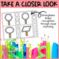 Magnify Glass Shape Matching Clip Cards