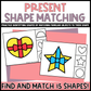 Present Shape Matching Clip Cards
