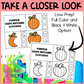 Pumpkin Shape Matching Clip Cards