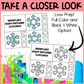 Snowflake Shape Matching Clip Cards