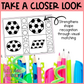 Soccer Shape Matching Clip Cards
