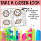 Valentine Cookie Shape Matching Clip Cards